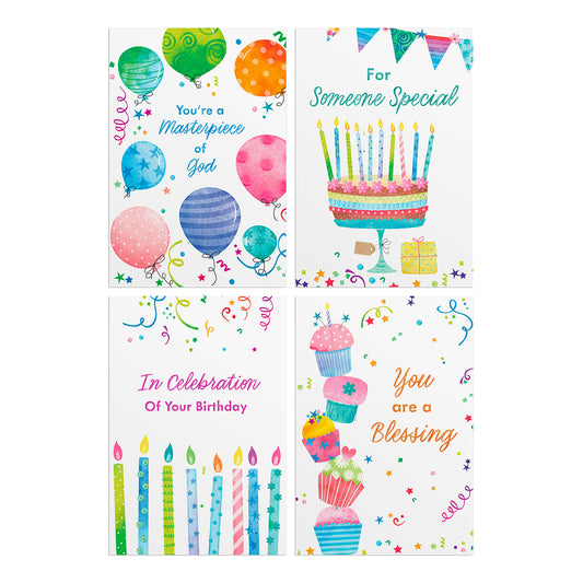 Birthday - A Masterpiece of God - 12 Boxed Cards, KJV - The Christian Gift Company