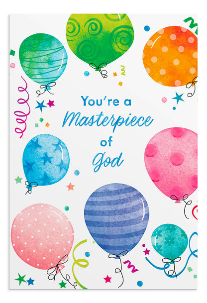 Birthday - A Masterpiece of God - 12 Boxed Cards, KJV - The Christian Gift Company