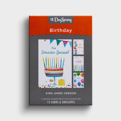 Birthday - A Masterpiece of God - 12 Boxed Cards, KJV - The Christian Gift Company