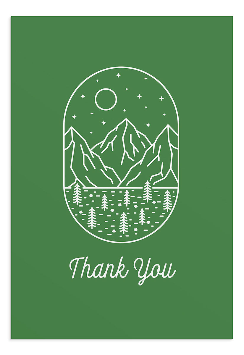 Thank You - Minimalist Nature Scenes - 12 Boxed Cards - The Christian Gift Company