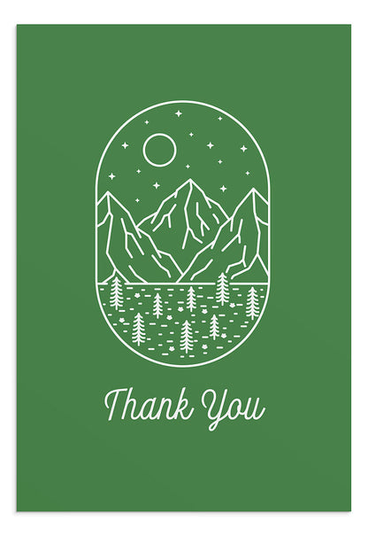 Thank You - Minimalist Nature Scenes - 12 Boxed Cards - The Christian Gift Company