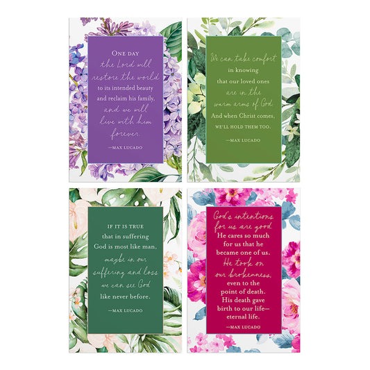 Max Lucado - Sympathy - 12 Boxed Cards - The Christian Gift Company