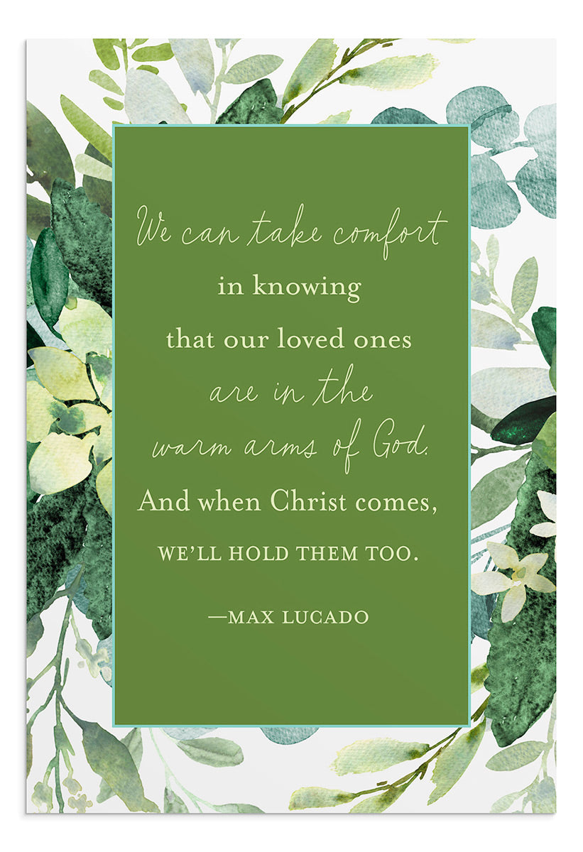 Max Lucado - Sympathy - 12 Boxed Cards - The Christian Gift Company