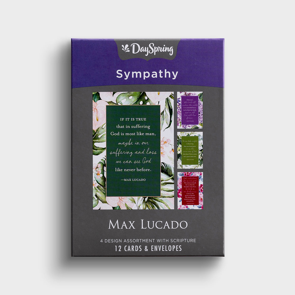 Max Lucado - Sympathy - 12 Boxed Cards - The Christian Gift Company