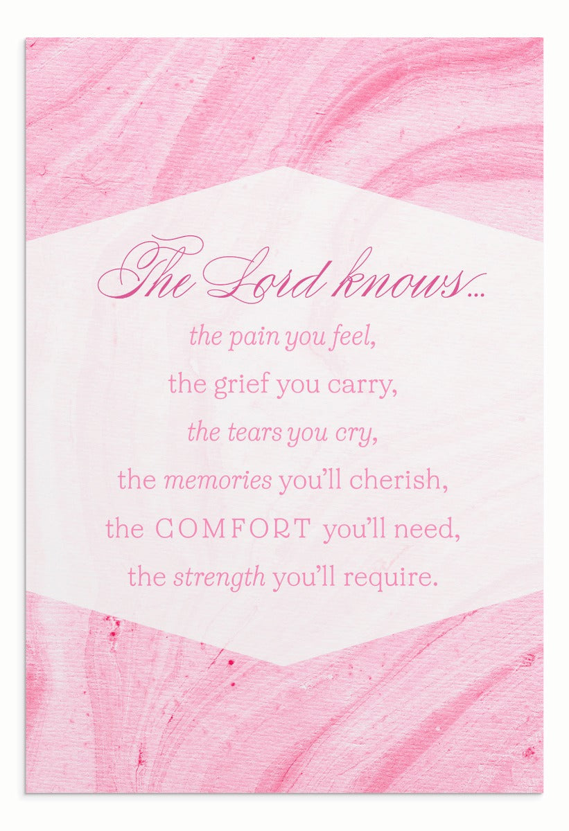 Sympathy - Marble Design - 12 Boxed Cards - The Christian Gift Company