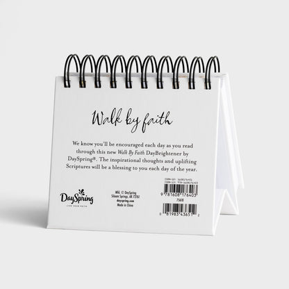 Walk By Faith - 365 Day Inspirational DayBrightener - The Christian Gift Company