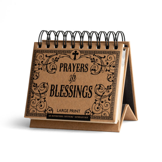 Prayers & Blessings - Large Print - 365 Day Inspirational DayBrightener - The Christian Gift Company