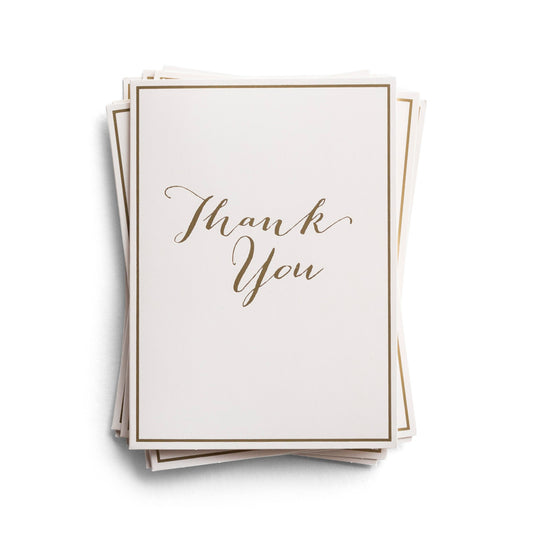 Thank You - 10 Premium Note Cards - Blank - The Christian Gift Company