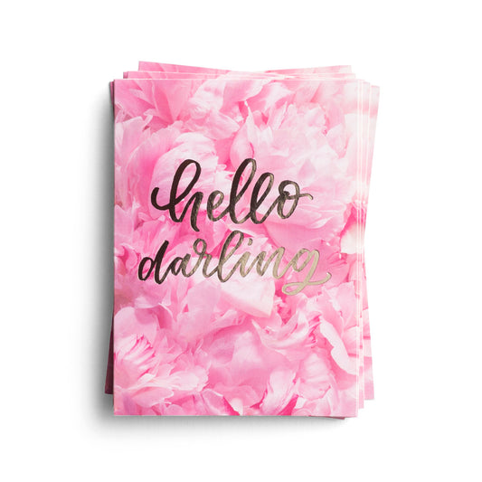 Hello Darling - 10 Premium Note Cards - The Christian Gift Company