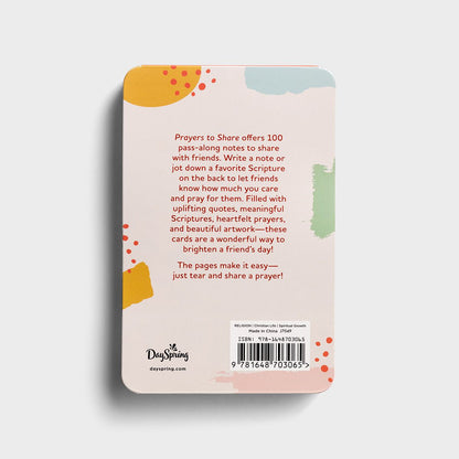 Prayers to Share: 100 Pass-Along Notes to Celebrate Friendships - The Christian Gift Company