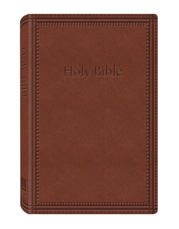 KJV Deluxe Gift & Award Bible (DiCarta Brown) - The Christian Gift Company