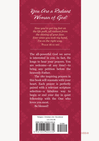 180 Prayers for a Woman of God - The Christian Gift Company