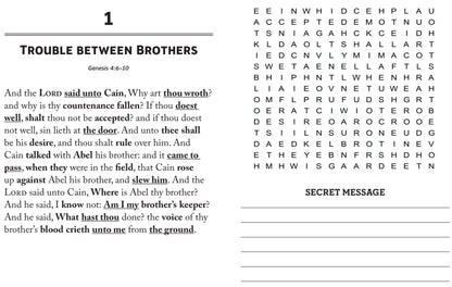 Secret Message Bible Word Searches Large Print - The Christian Gift Company