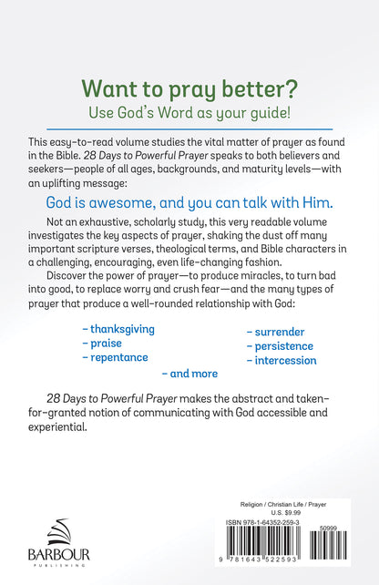 28 Days to Powerful Prayer - The Christian Gift Company
