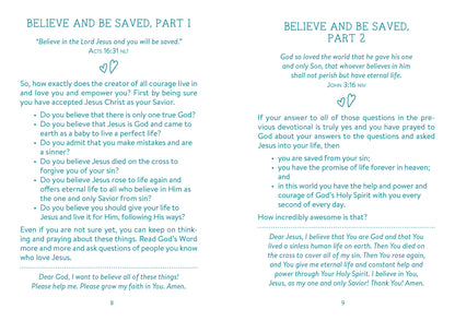 3-Minute Devotions for Courageous Girls - The Christian Gift Company