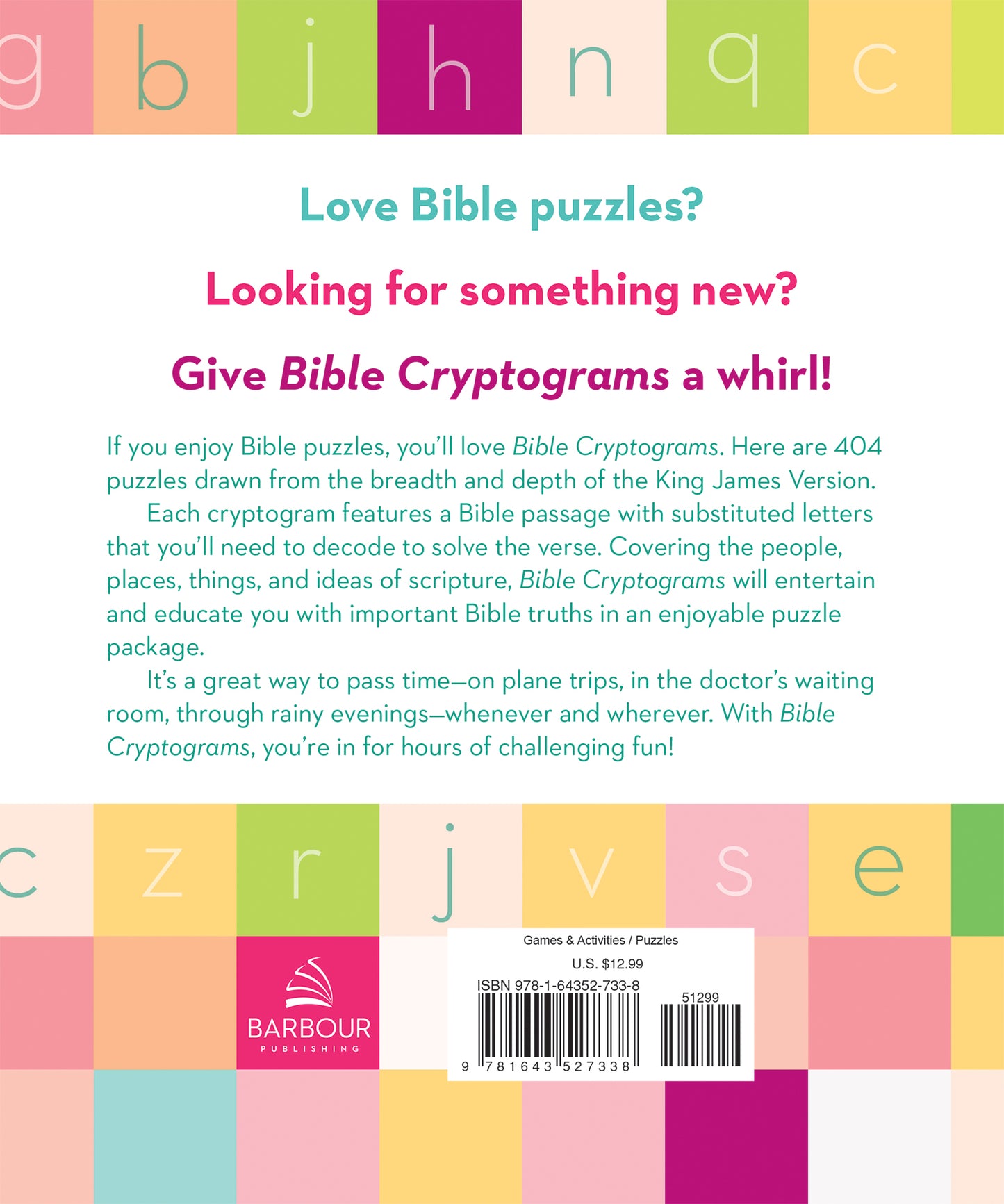 Bible Cryptograms - The Christian Gift Company