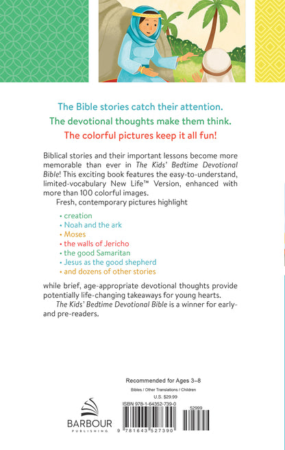 The Kids' Bedtime Devotional Bible - The Christian Gift Company