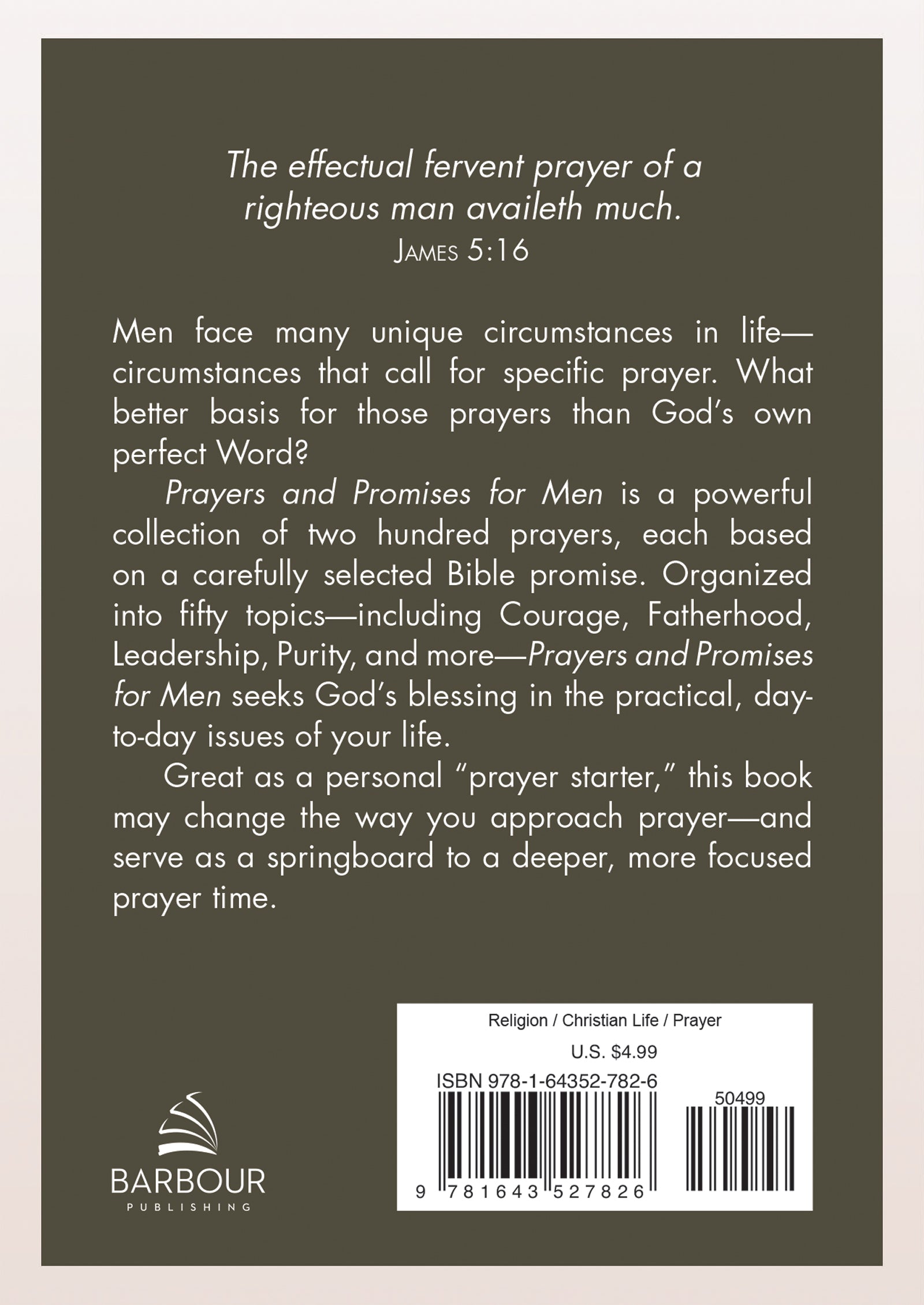 Prayers and Promises for Men - The Christian Gift Company