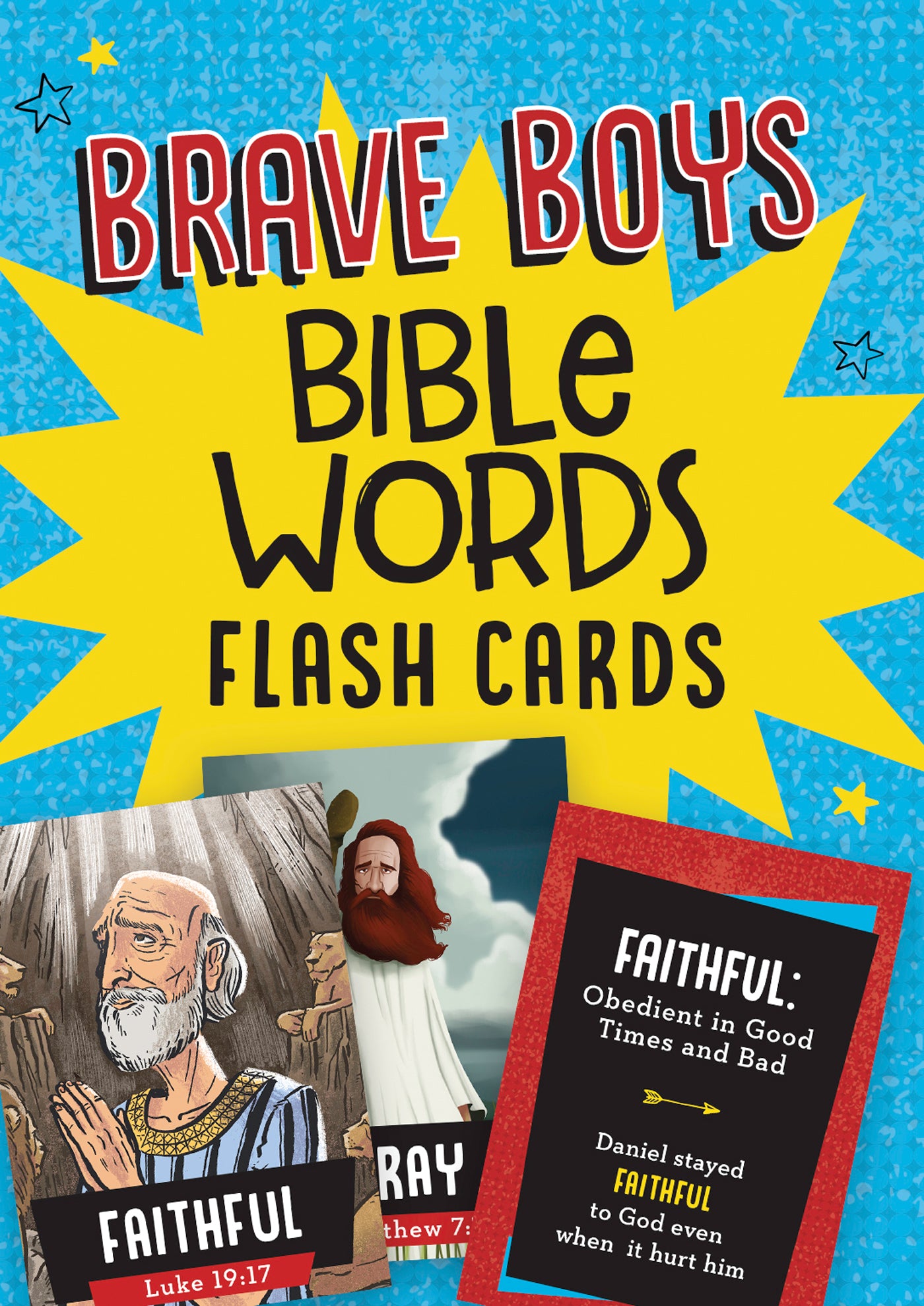 Brave Boys Bible Words Flash Cards - The Christian Gift Company