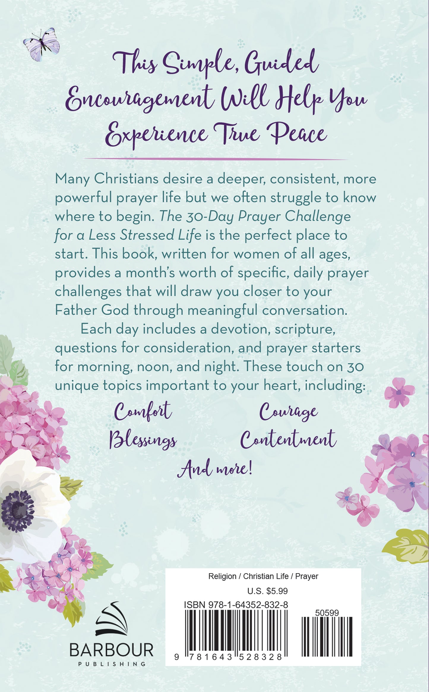 The 30-Day Prayer Challenge for a Less Stressed Life - The Christian Gift Company