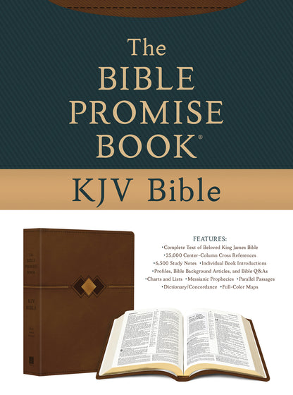 The Bible Promise Book KJV Bible [Hickory Diamond] - The Christian Gift Company