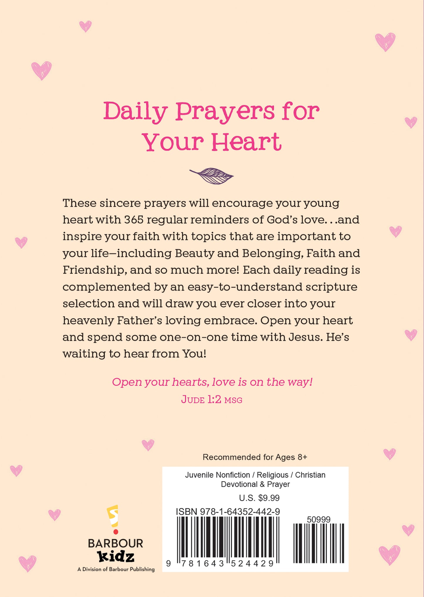 Daily Prayers for a Girl's Heart - The Christian Gift Company