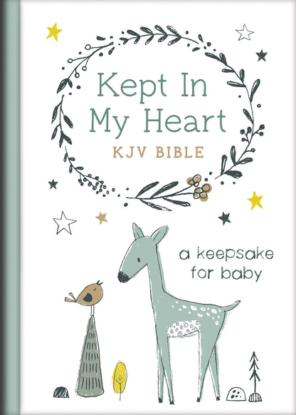 Kept in My Heart KJV Bible [Hazel Woodland] - The Christian Gift Company