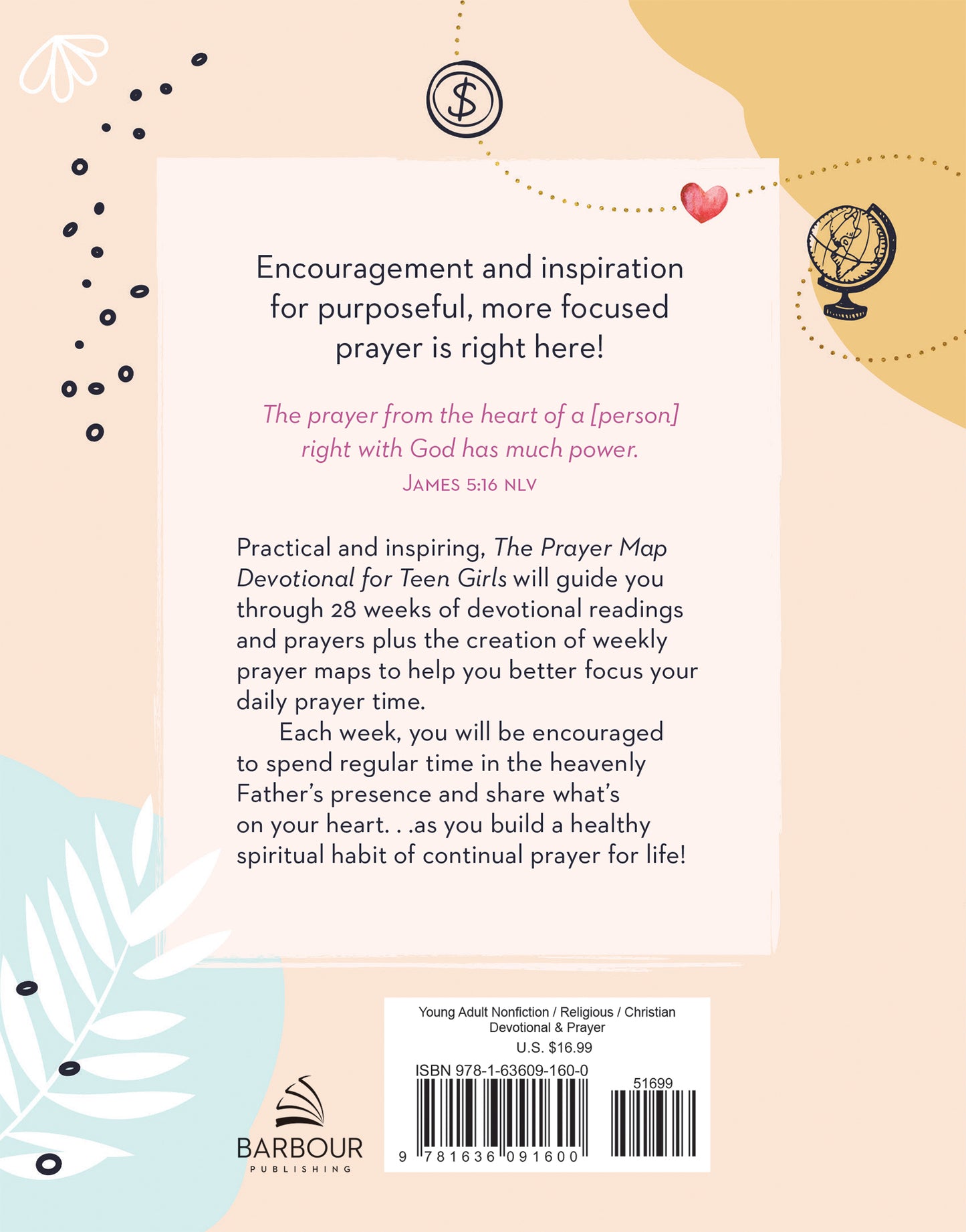 The Prayer Map Devotional for Teen Girls - The Christian Gift Company