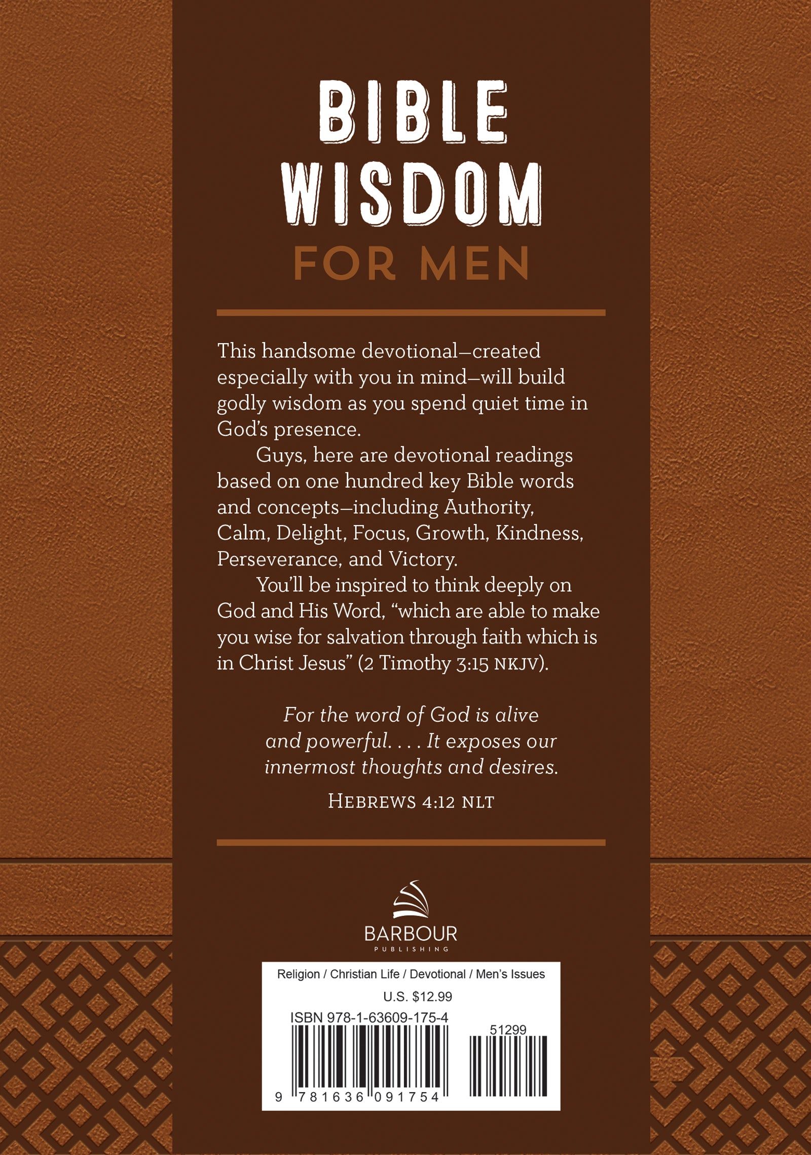 Bible Wisdom for Men - The Christian Gift Company