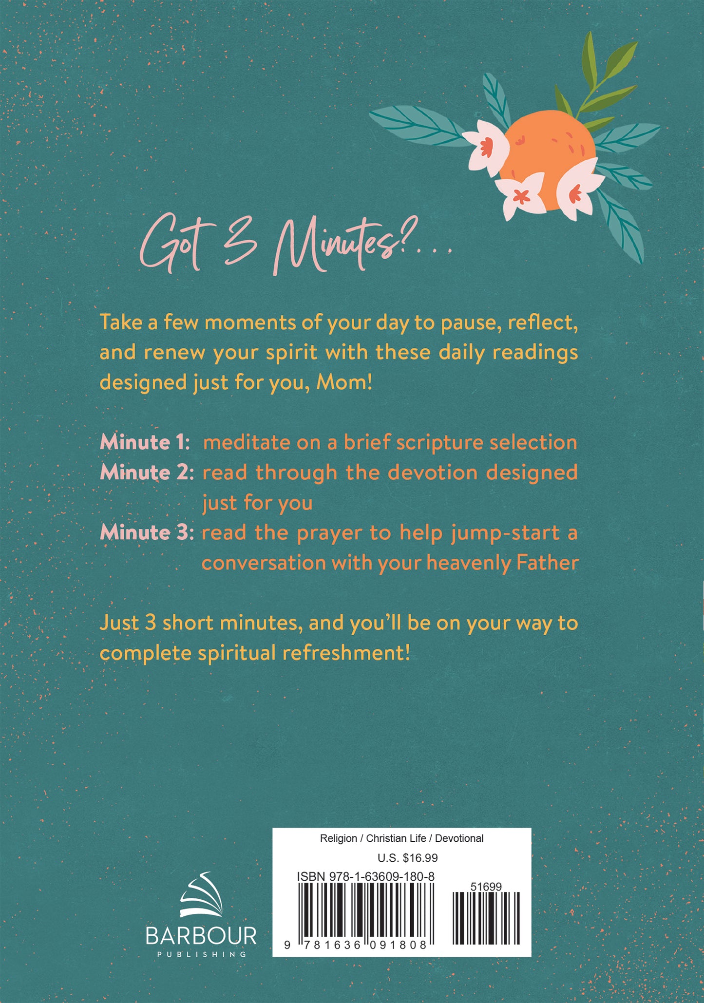 3-Minute Daily Devotions for Moms - The Christian Gift Company