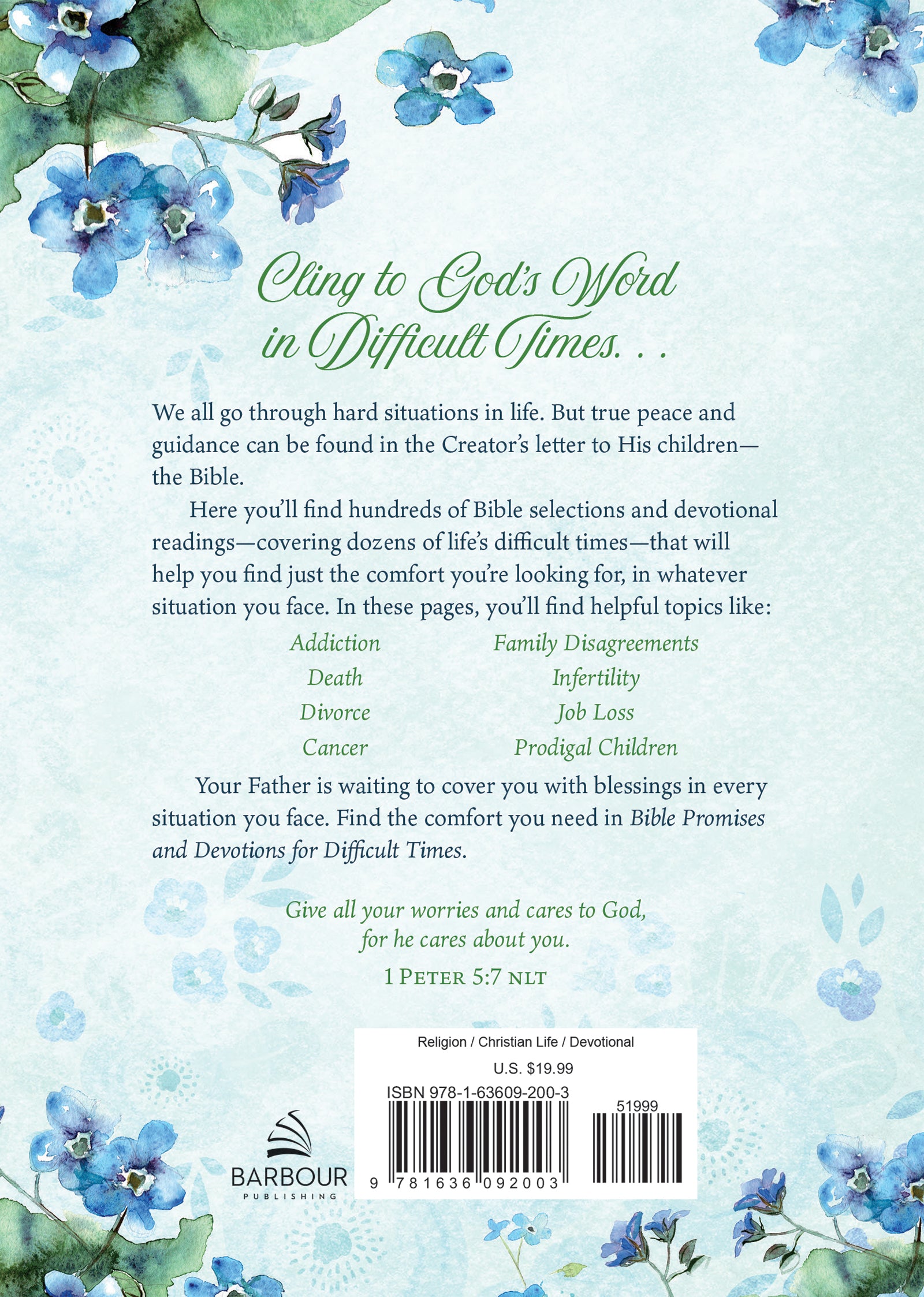 Bible Promises and Devotions for Difficult Times - The Christian Gift Company