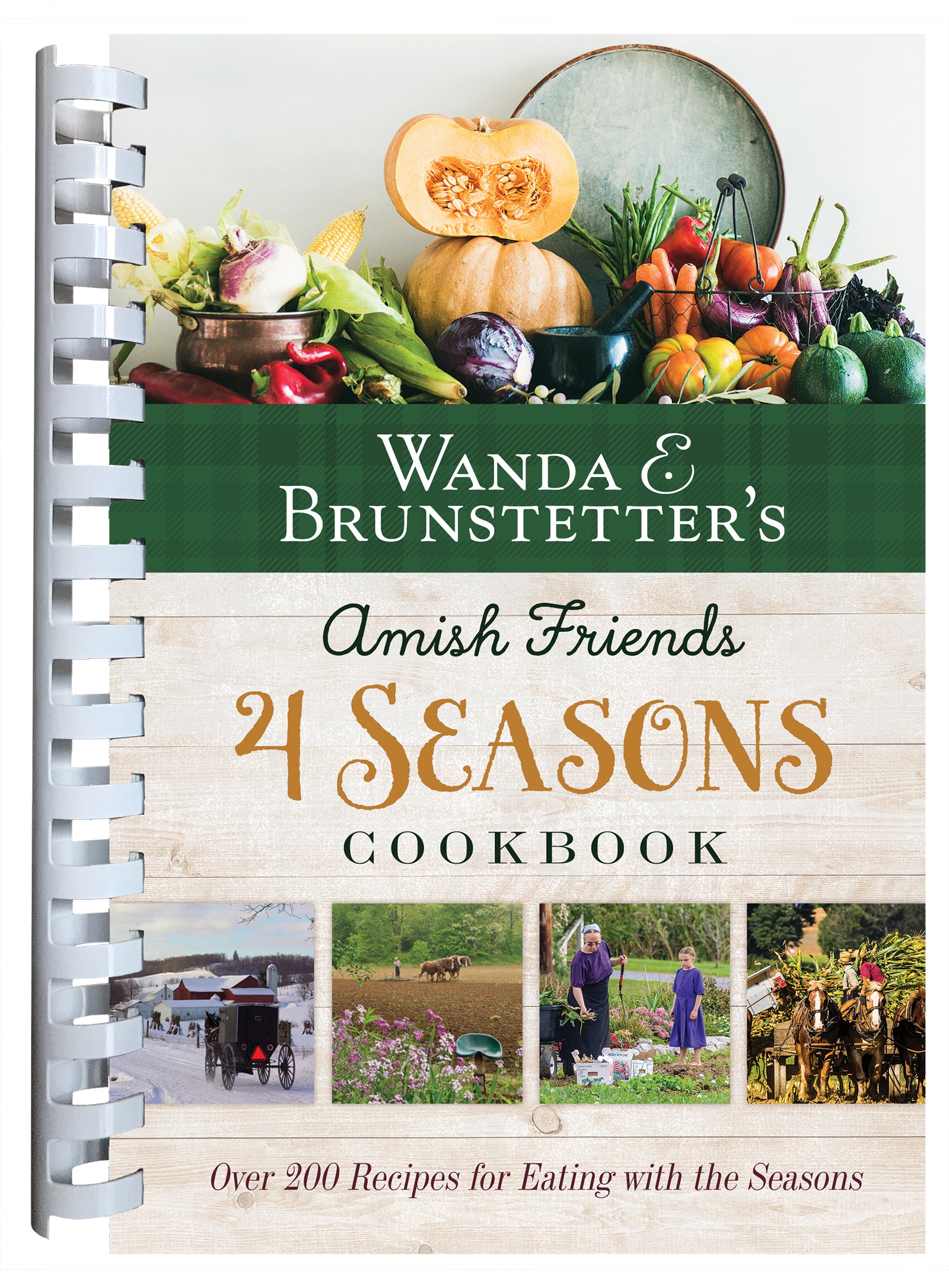 Wanda E. Brunstetter's Amish Friends 4 Seasons Cookbook - The Christian Gift Company