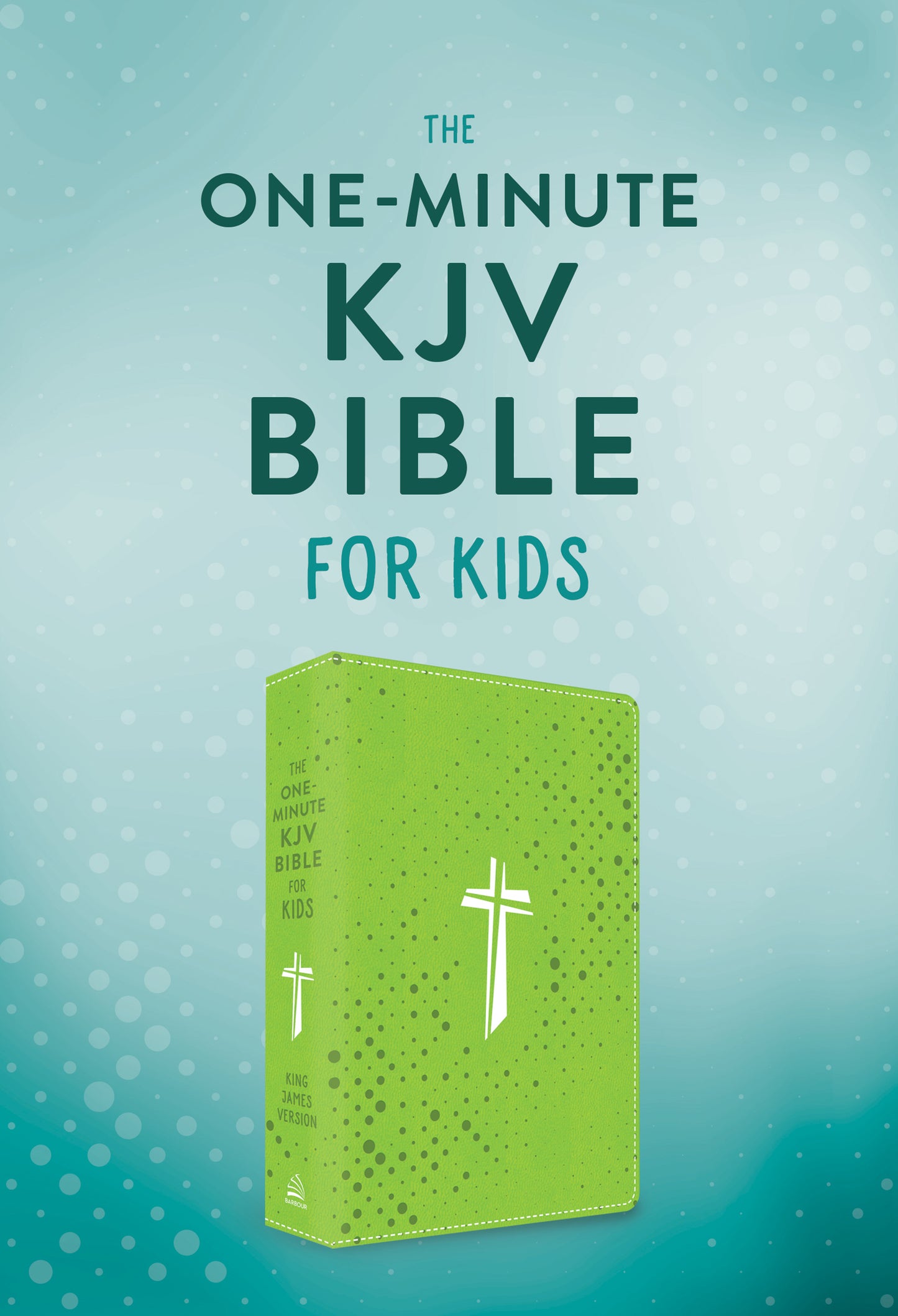 The One-Minute KJV Bible for Kids [Neon Green Cross] - The Christian Gift Company