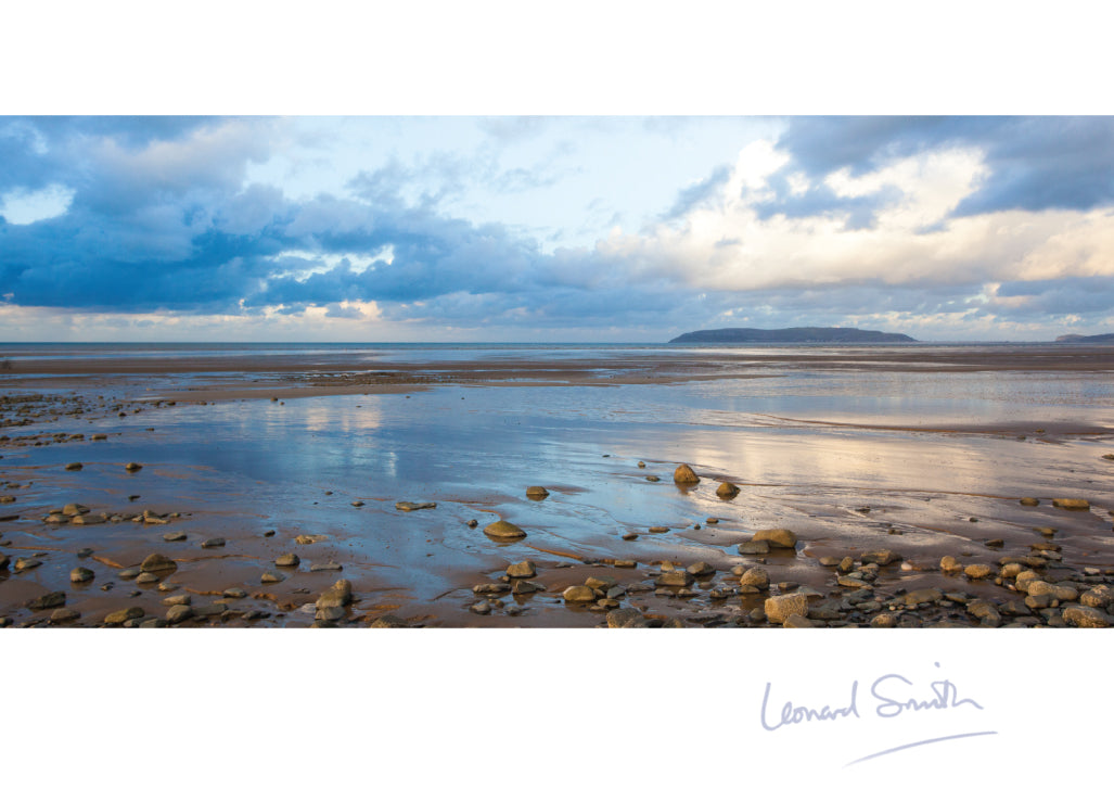 Blank Card - Llanfairfechan Beach - The Christian Gift Company