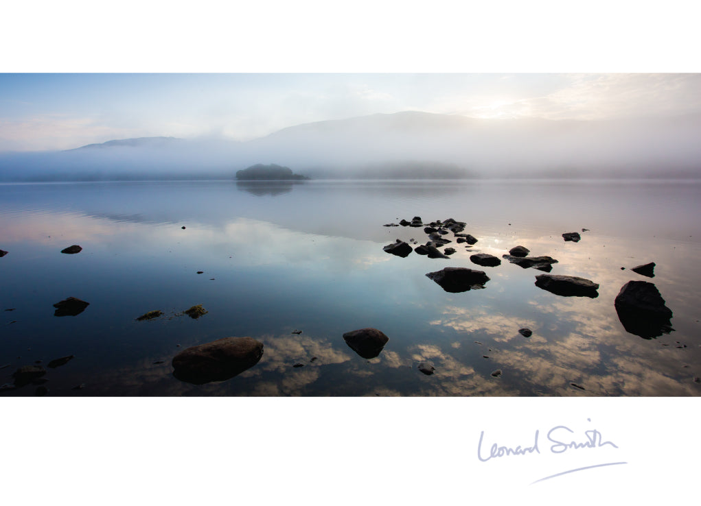 Blank Card - Dawn At Coniston Water - The Christian Gift Company