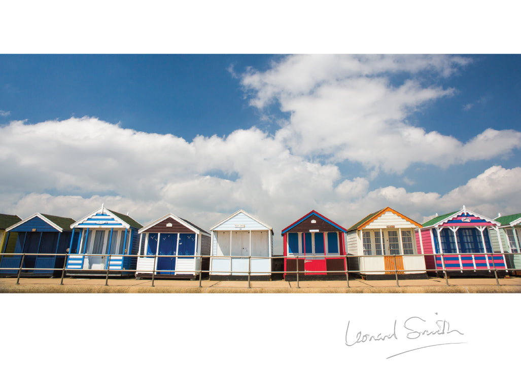 Blank Card - Southwold Beach Huts - The Christian Gift Company
