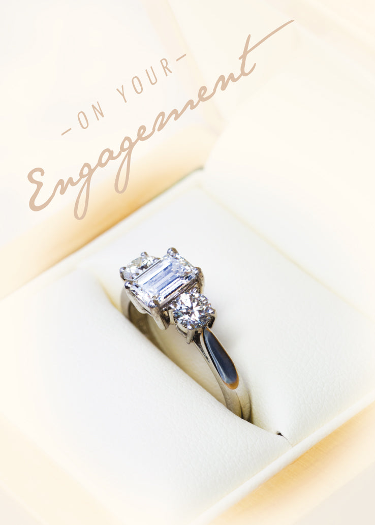Engagement Card - Diamond Ring - The Christian Gift Company