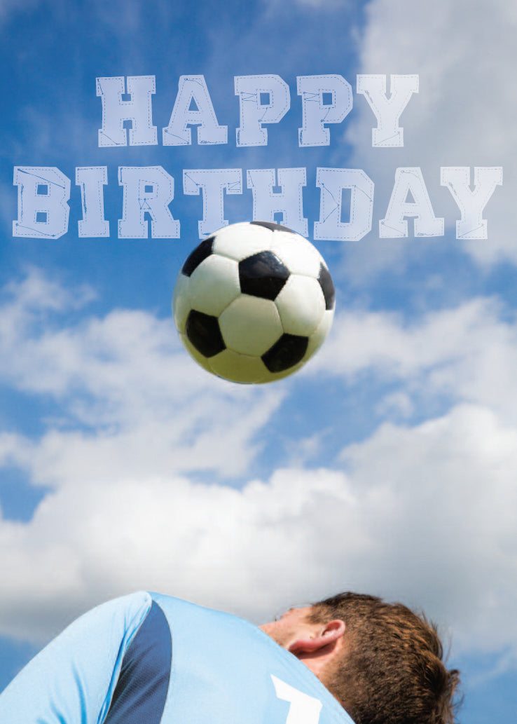 Birthday Card - Football Header - The Christian Gift Company