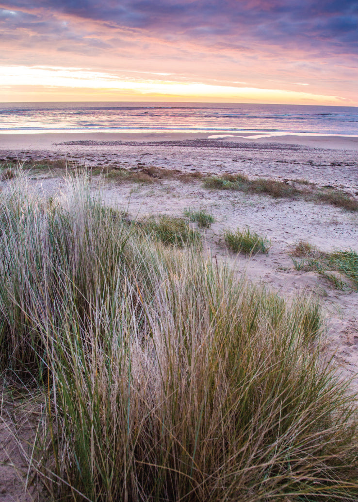 Blank Card - Beach At Alnmouth - The Christian Gift Company