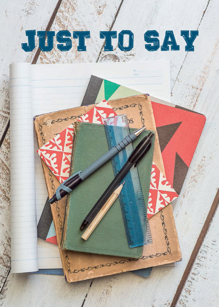 Just to Say Card - Writing Tools - The Christian Gift Company