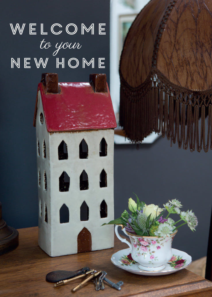 New Home Card - Ceramic Model House - The Christian Gift Company