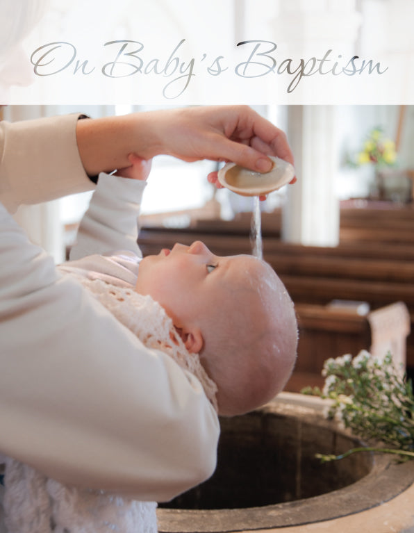 Baby Baptism Card - Baby's Baptism - The Christian Gift Company