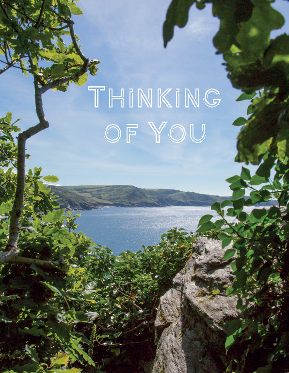 Thinking of You Card - Sea Through Trees - The Christian Gift Company