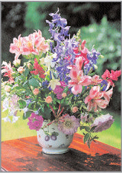 Blank Card - Posy On Table - The Christian Gift Company