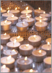 Blank Card - Tealight Candles - The Christian Gift Company