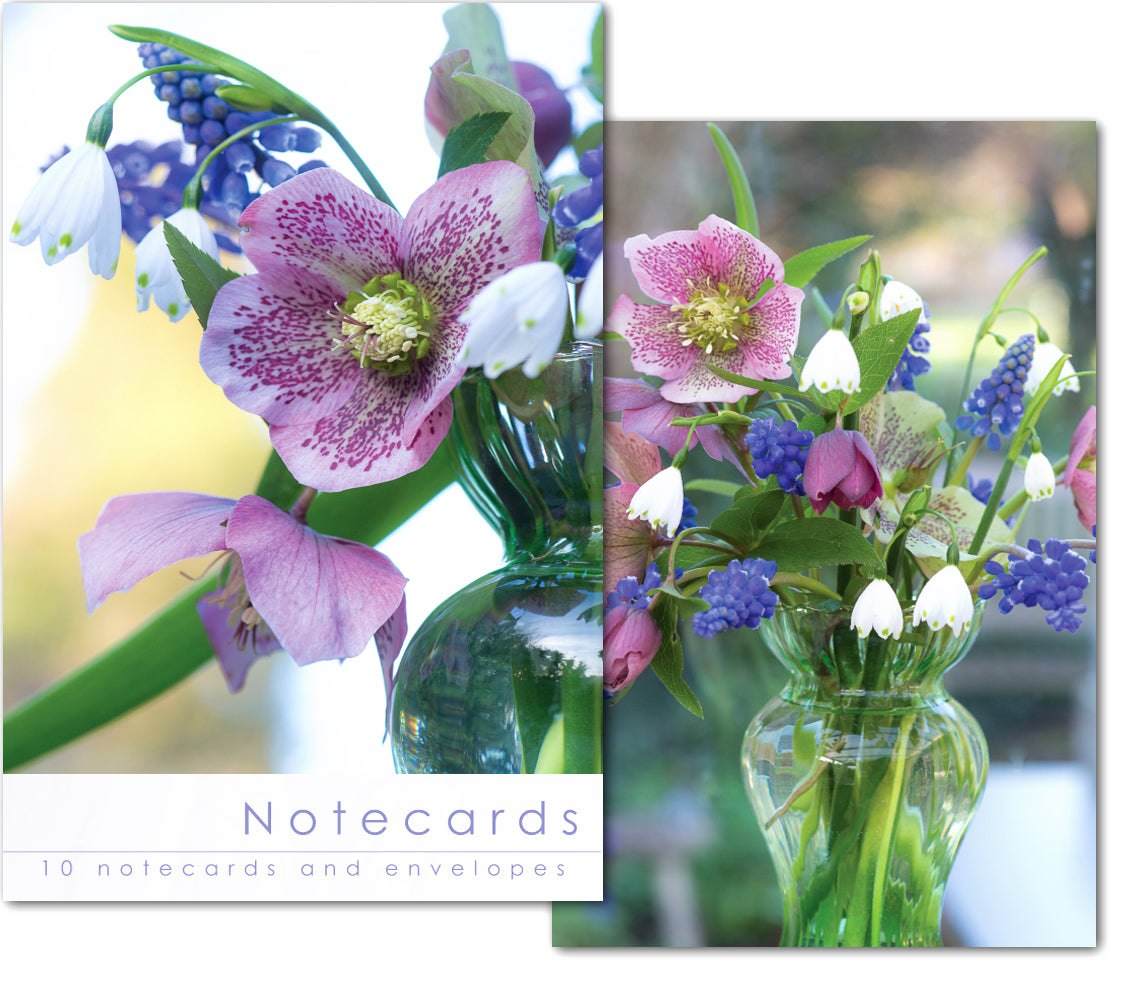 Notecard Wallet - Hellebores (10 cards) - The Christian Gift Company