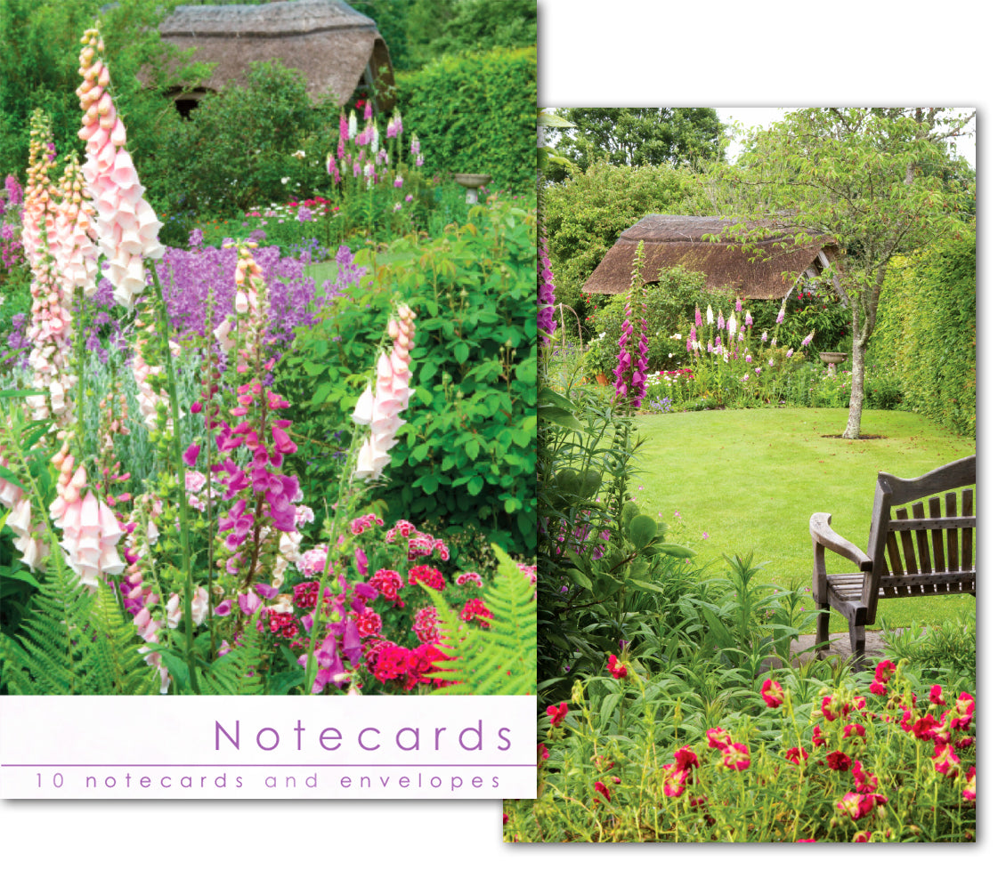 Notecard Wallet - Cottage Garden (10 cards) - The Christian Gift Company
