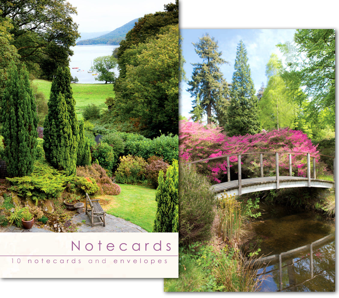 Notecard Wallet - Country Gardens (10 cards) - The Christian Gift Company