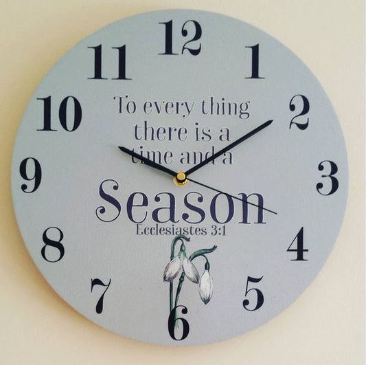 Seasons Clock - The Christian Gift Company