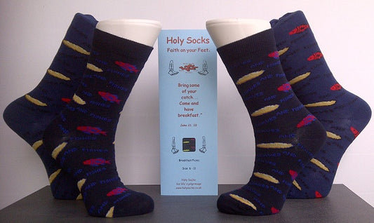 Holy Socks - Loaves and Fishes - The Christian Gift Company